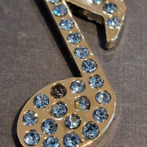Portachiavi croma e strass - Outlet