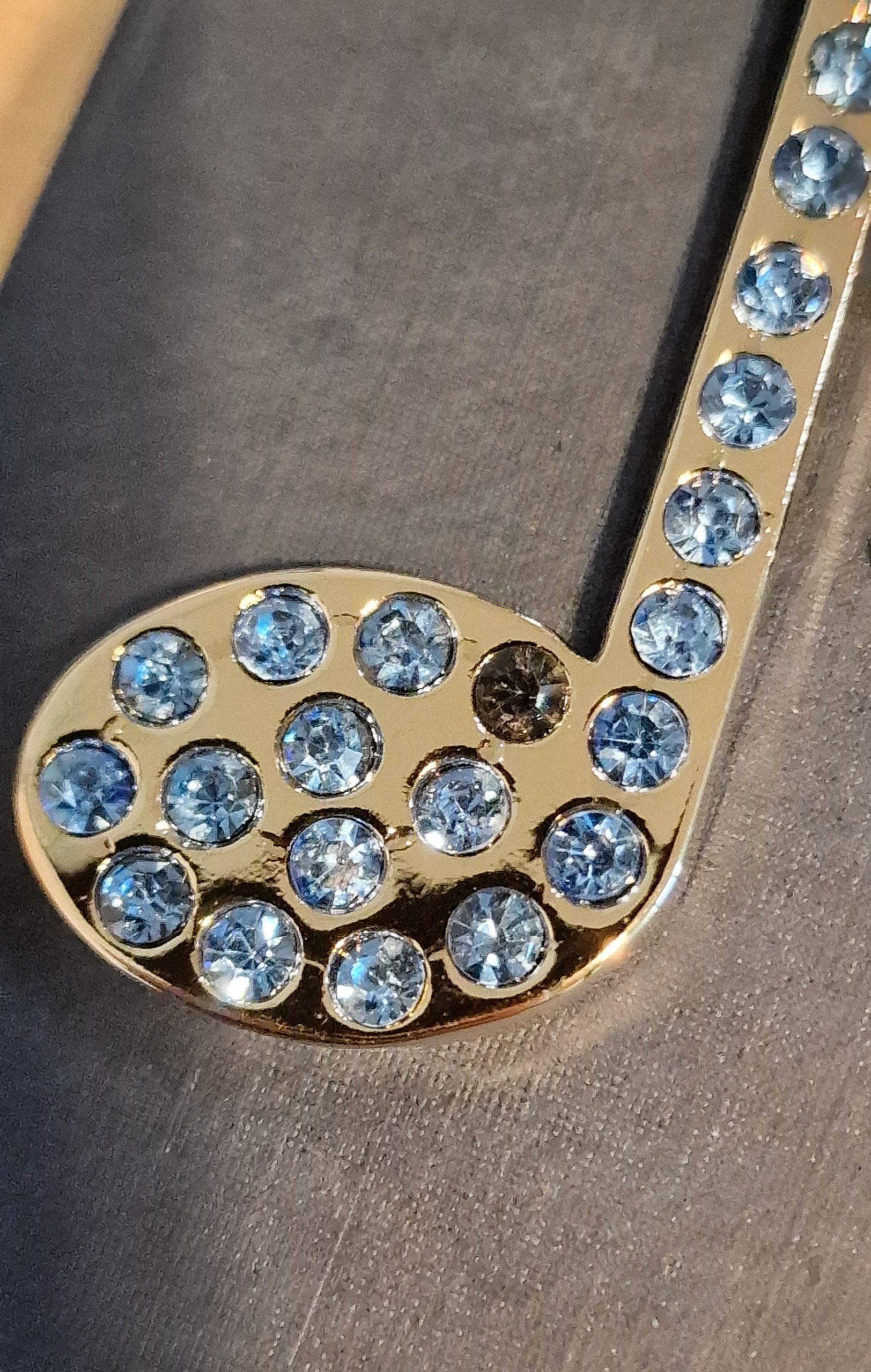 Portachiavi croma e strass - Outlet