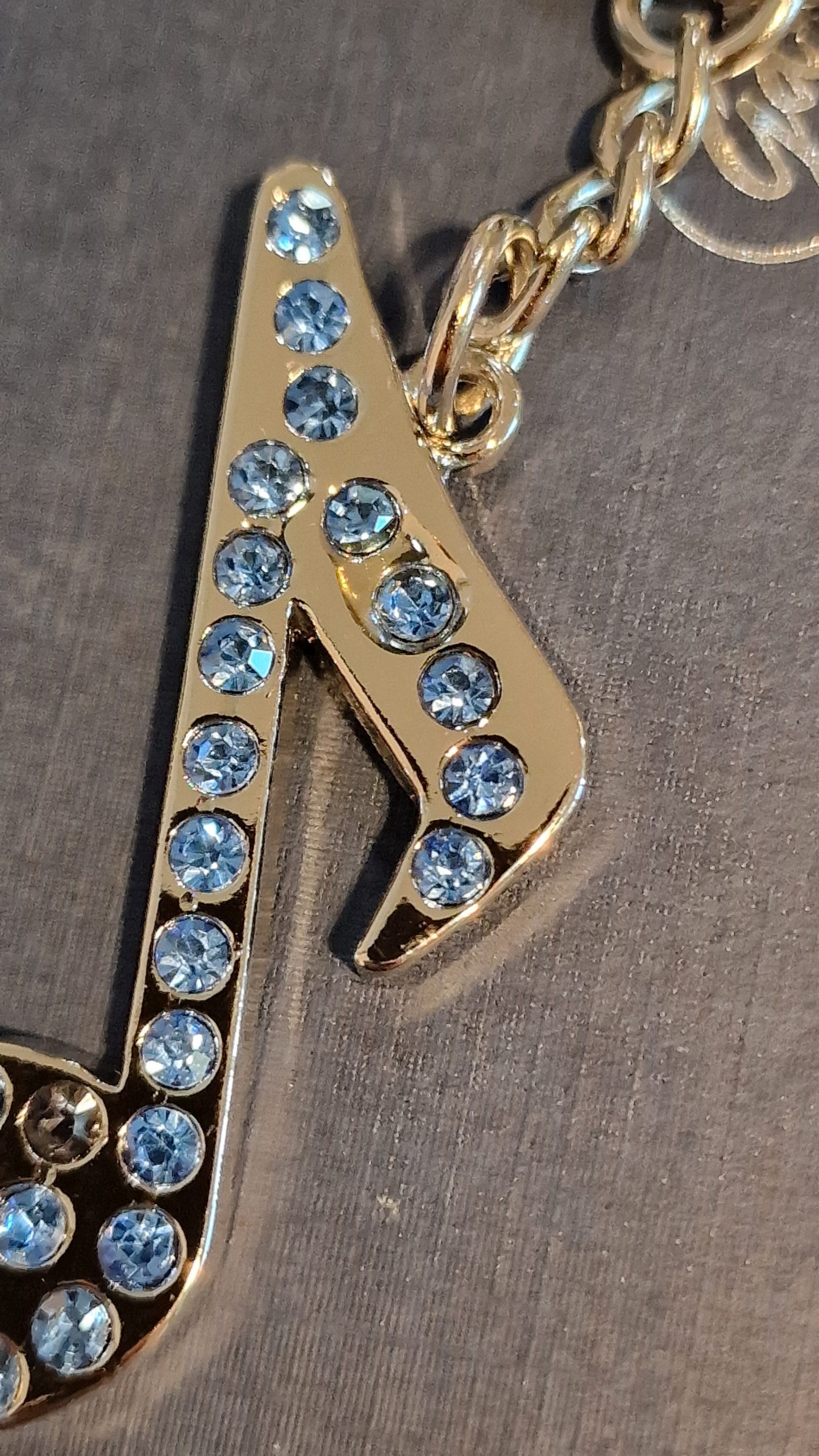 Portachiavi croma e strass - Outlet - immagine 2