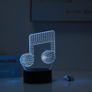Lampada 3D croma