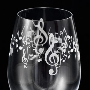 Calice vino Musica